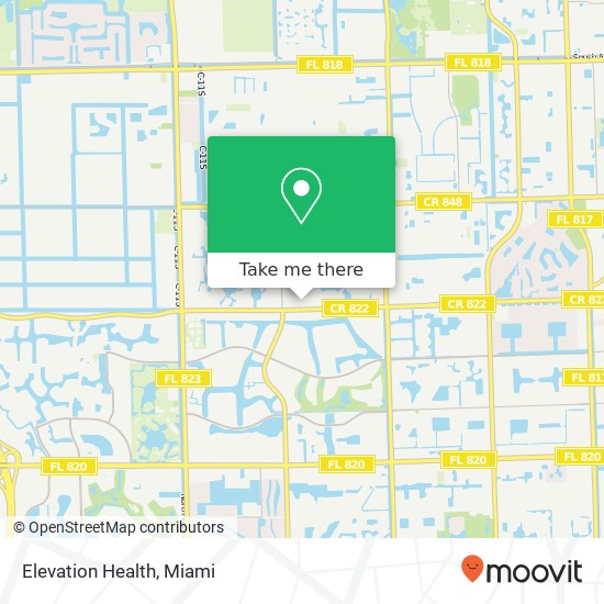 Elevation Health map