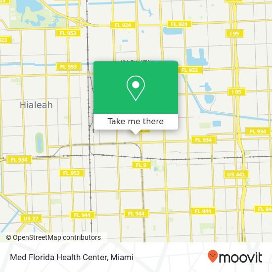 Mapa de Med Florida Health Center