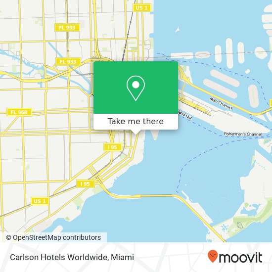 Carlson Hotels Worldwide map