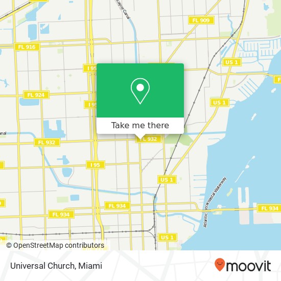 Universal Church map