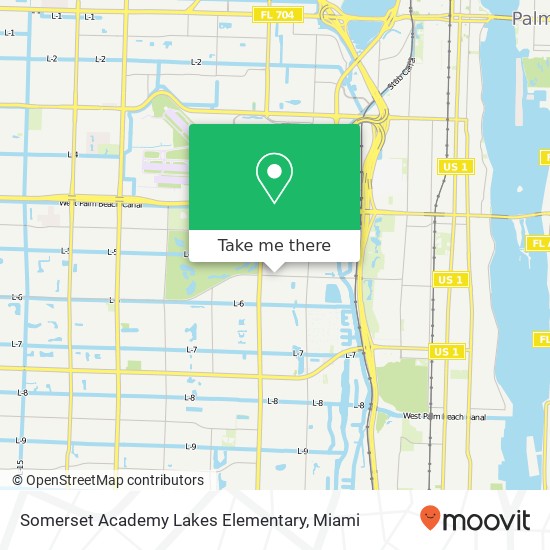 Mapa de Somerset Academy Lakes Elementary