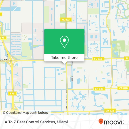 A To Z Pest Control Services map