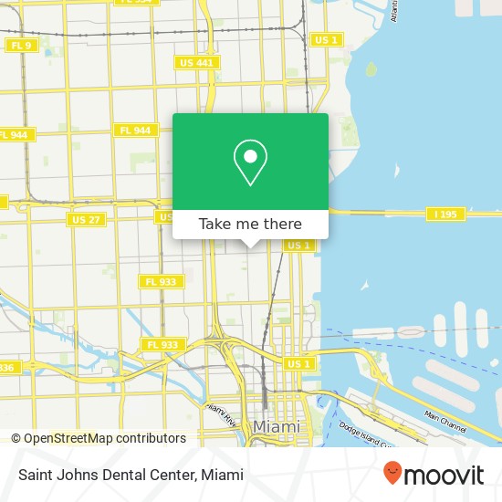 Mapa de Saint Johns Dental Center