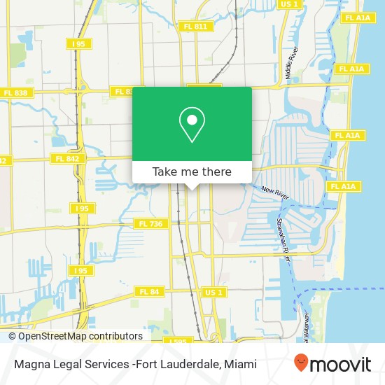 Mapa de Magna Legal Services -Fort Lauderdale