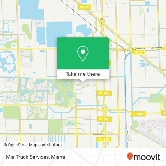 Mia Truck Services map
