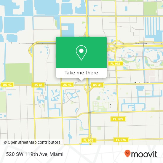 520 SW 119th Ave map