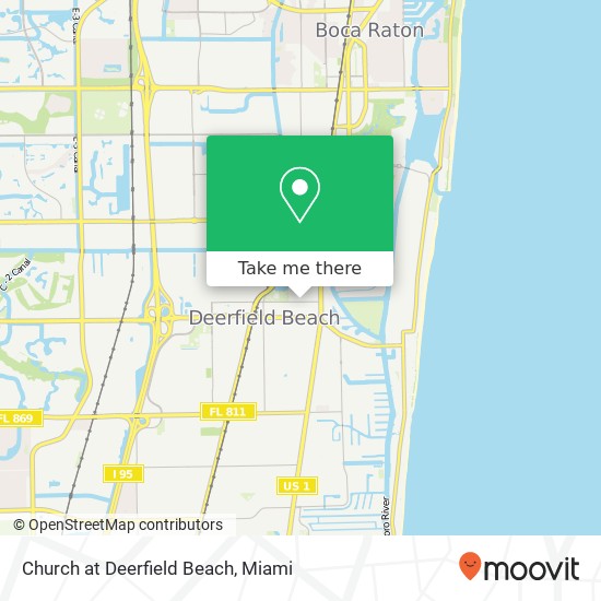 Mapa de Church at Deerfield Beach