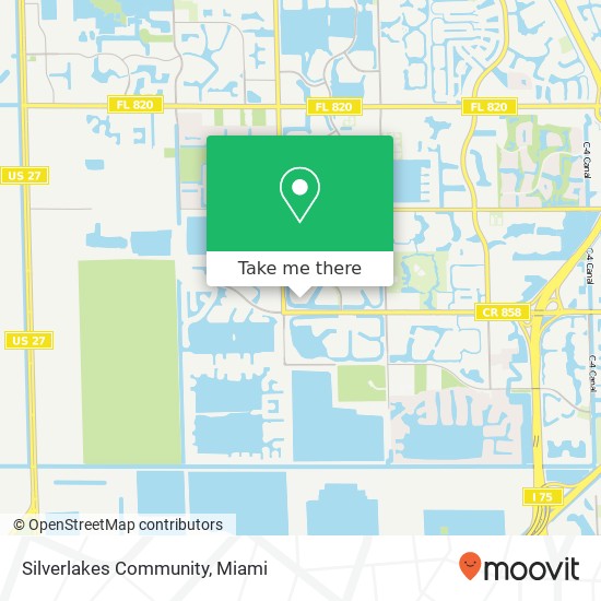 Silverlakes Community map