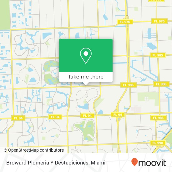 Broward Plomeria Y Destupiciones map