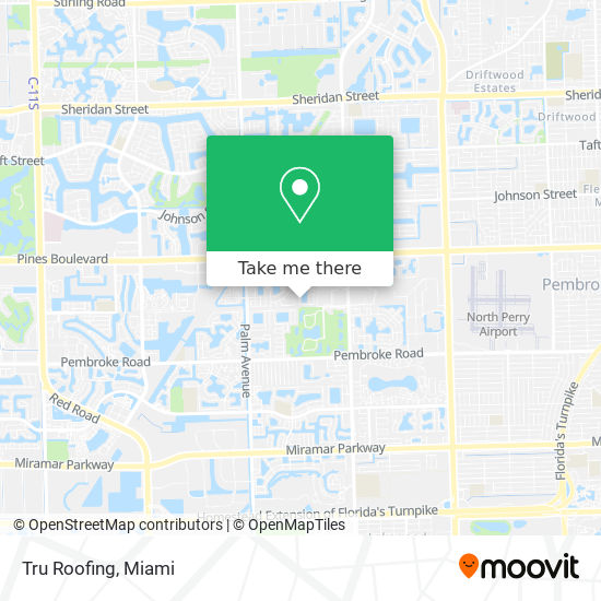 Tru Roofing map