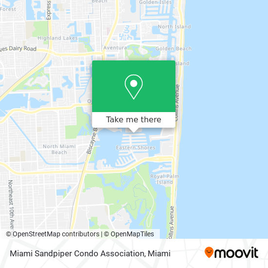 Mapa de Miami Sandpiper Condo Association