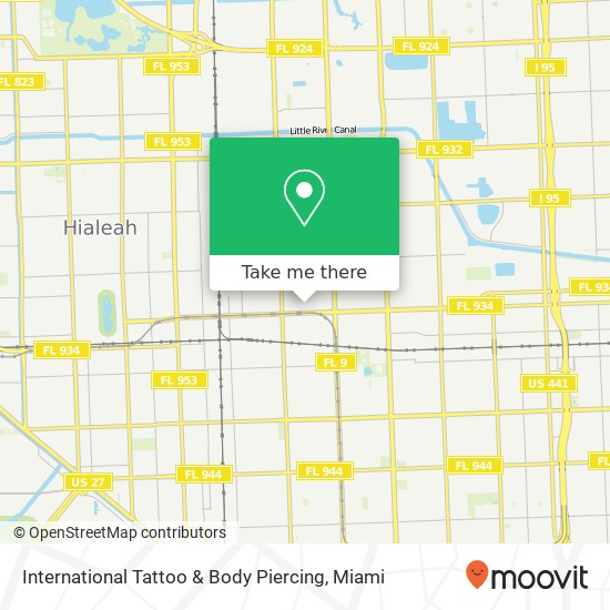 Mapa de International Tattoo & Body Piercing