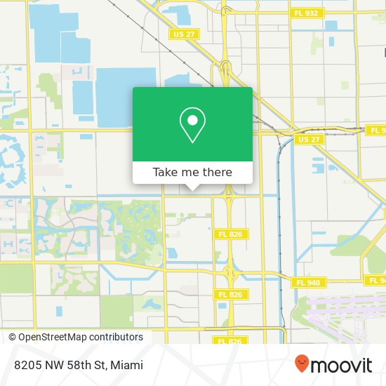 8205 NW 58th St map