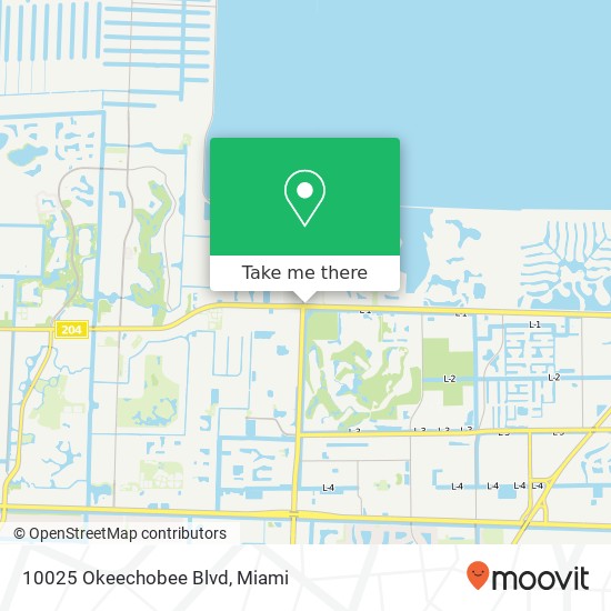 10025 Okeechobee Blvd map