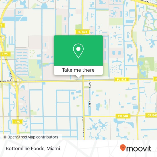 Mapa de Bottomline Foods