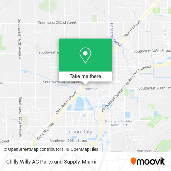 Chilly Willy AC Parts and Supply map