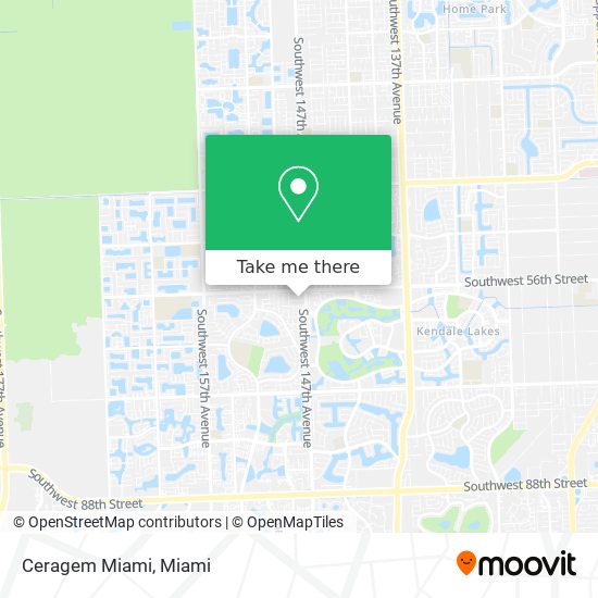 Ceragem Miami map