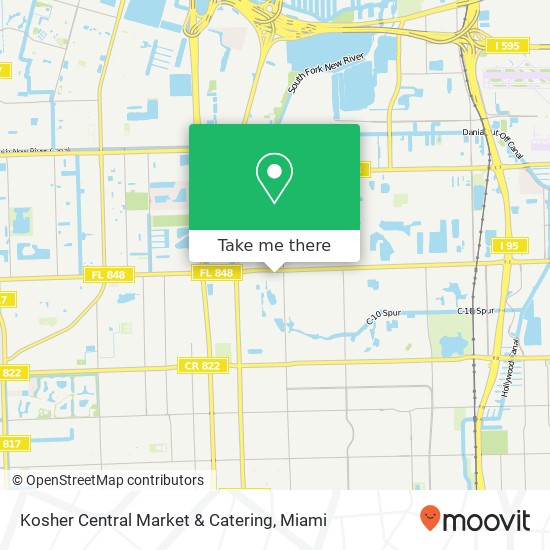 Kosher Central Market & Catering map