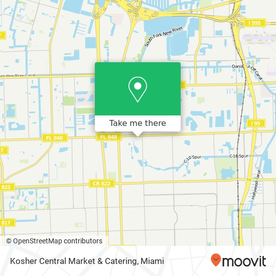 Mapa de Kosher Central Market & Catering