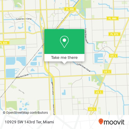 10929 SW 143rd Ter map