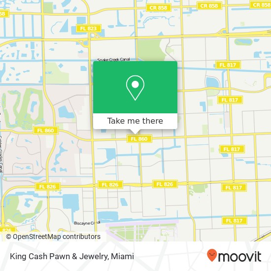 Mapa de King Cash Pawn & Jewelry