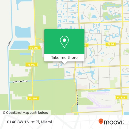 10140 SW 161st Pl map