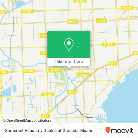 Somerset Academy Gables at Granada map