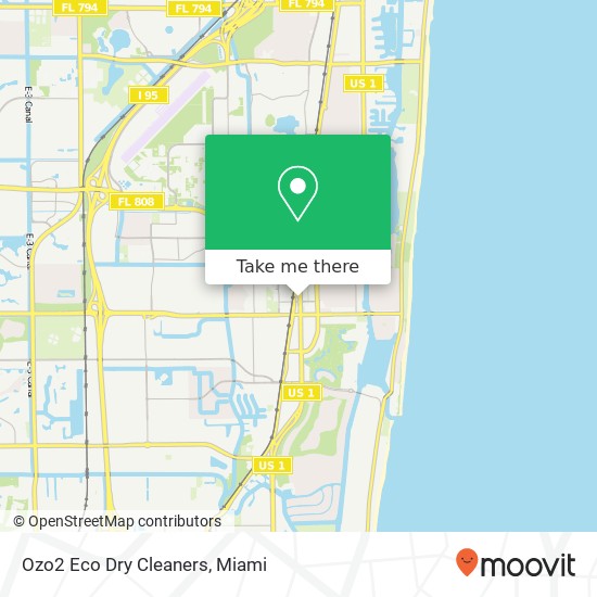 Ozo2 Eco Dry Cleaners map