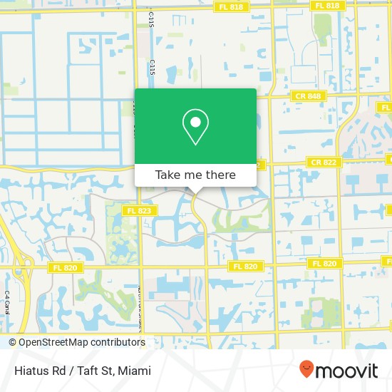 Hiatus Rd / Taft St map