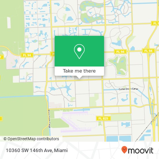 Mapa de 10360 SW 146th Ave