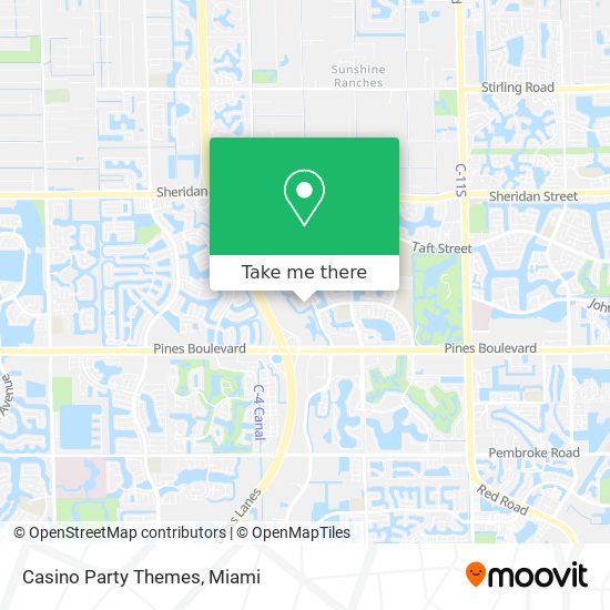 Mapa de Casino Party Themes