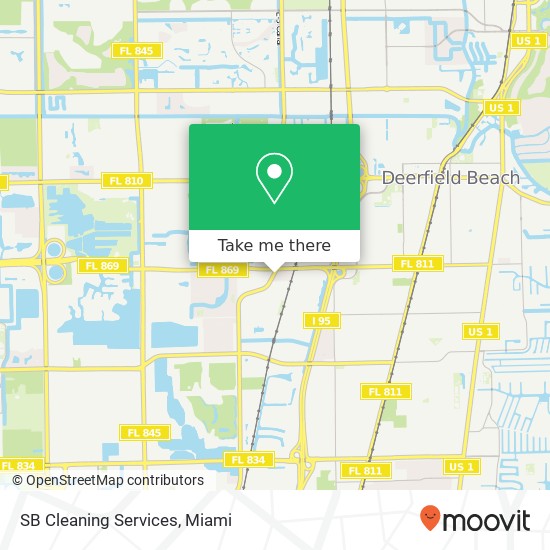 SB Cleaning Services map