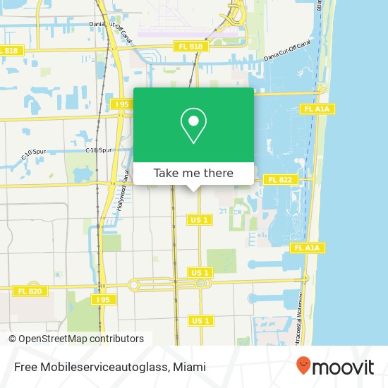 Mapa de Free Mobileserviceautoglass