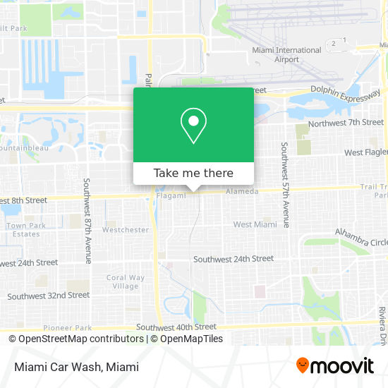Miami Car Wash map
