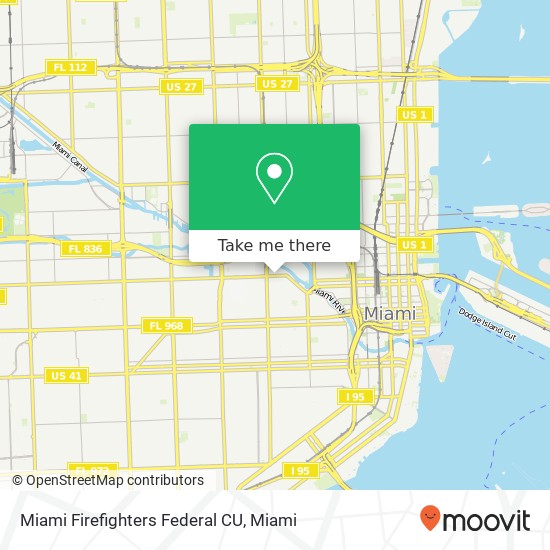 Mapa de Miami Firefighters Federal CU