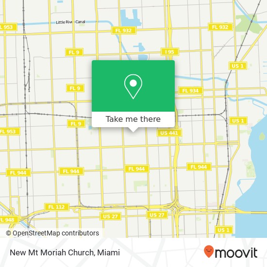 Mapa de New Mt Moriah Church