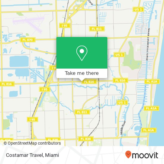 Costamar Travel map