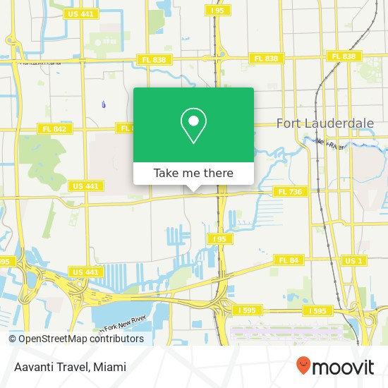 Aavanti Travel map