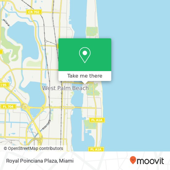 Royal Poinciana Plaza map