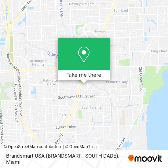 Mapa de Brandsmart USA (BRANDSMART - SOUTH DADE)