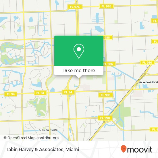 Tabin Harvey & Associates map