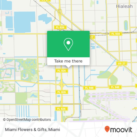 Miami Flowers & Gifts map