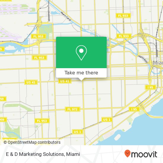 E & D Marketing Solutions map