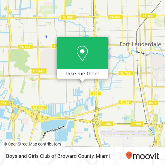 Mapa de Boys and Girls Club of Broward County