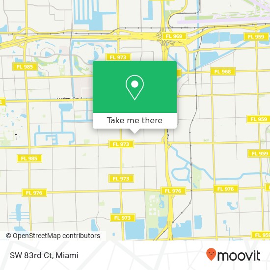 SW 83rd Ct map
