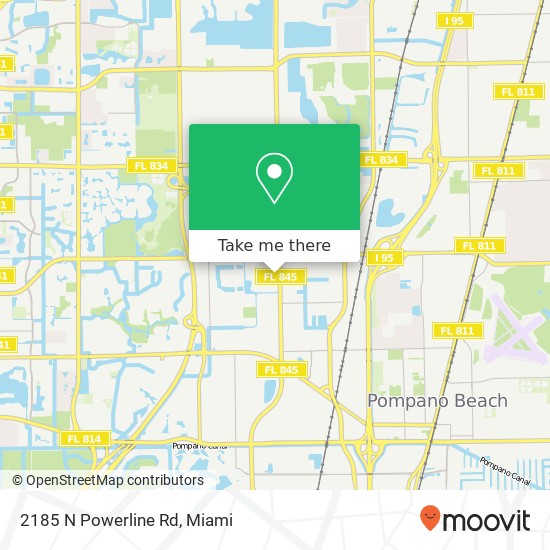 2185 N Powerline Rd map