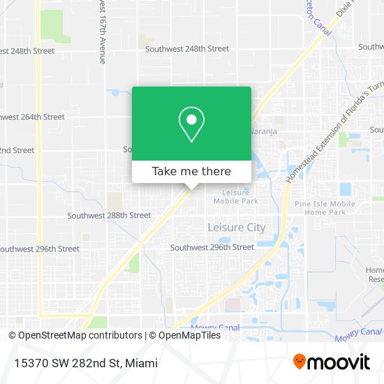 15370 SW 282nd St map