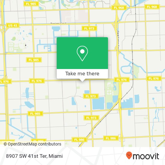 8907 SW 41st Ter map