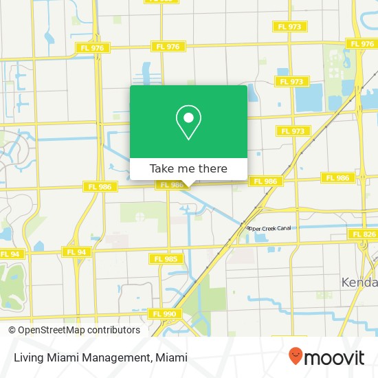 Living Miami Management map