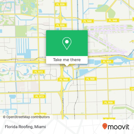 Florida Roofing map